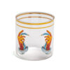 Seletti TOILETPAPER HANDS WITH SNAKES bicchiere in vetro - trasparente/multicolore