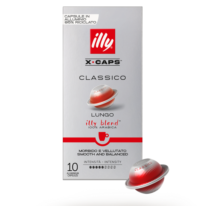 XCAPS-CLASSICO-1.png Illy ILLY XCAPS 10 Capsule di caffè tostato classico lungo