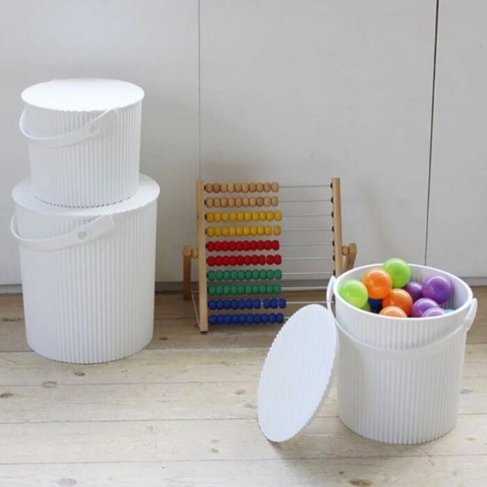 Hachiman OMNIOUTIL Contenitore con coperchio flamingo pink