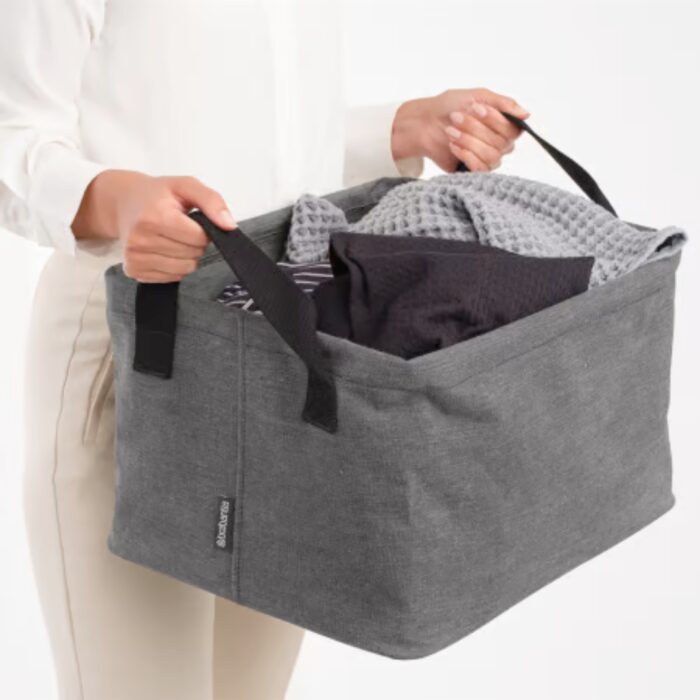 Brabantia Cesta per panni richiudibile, 35L - pepper black