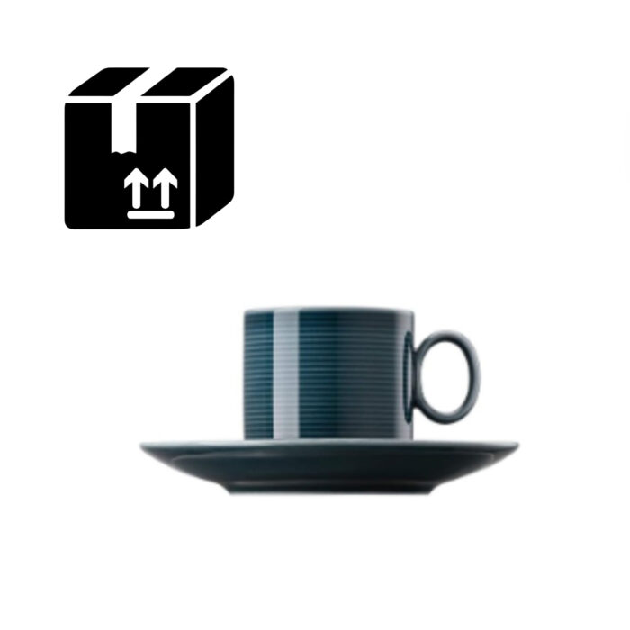 Foto Kit - 1 Thomas LOFT COLOUR Set 6 tazzine caffè con piattino - night blue