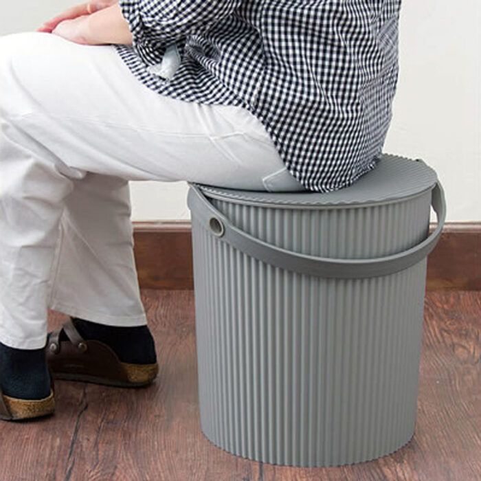 Hachiman OMNIOUTIL Contenitore con coperchio cappuccino (coperchio rosso)