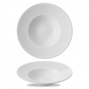 Churchill ERA GREY Piatto fondo ala larga 24cm