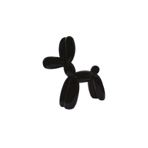 Juliarte BALLOON DOG BLACK Scultura  XS  - black