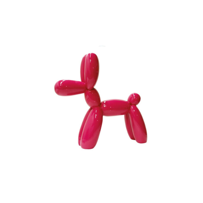 Juliarte BALLOON DOG PINK Scultura XXS - pink