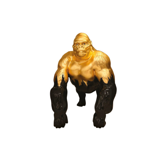 Juliarte GORILLA BLACK&GOLD Scultura S