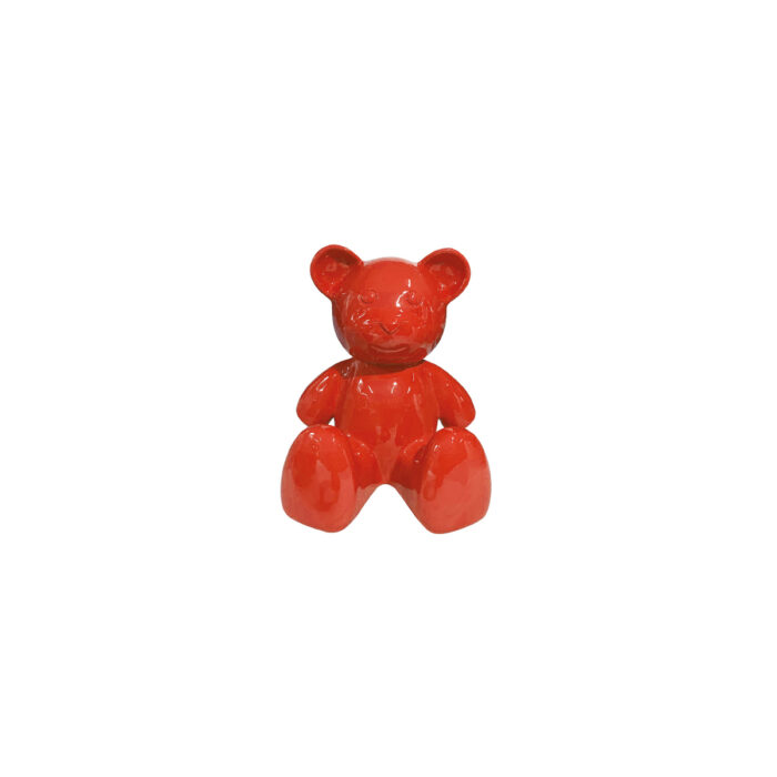 JC76020XXS.jpg Juliarte TEDDY BEAR RED Scultura XXS