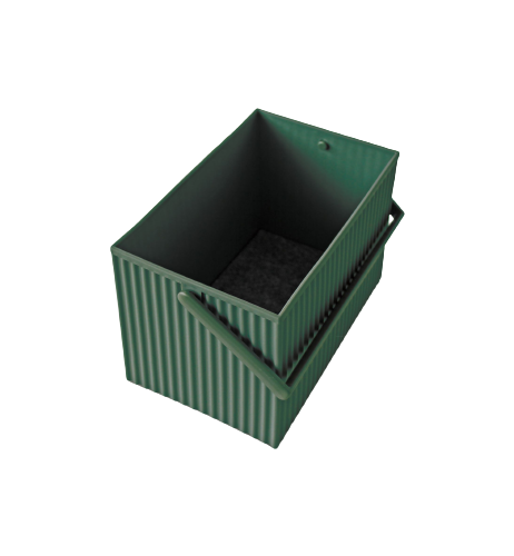 Hachiman OMNIOFFRE Contenitore M dark green
