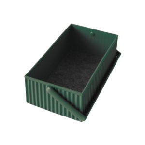 Hachiman OMNIOUTIL Contenitore con coperchio green