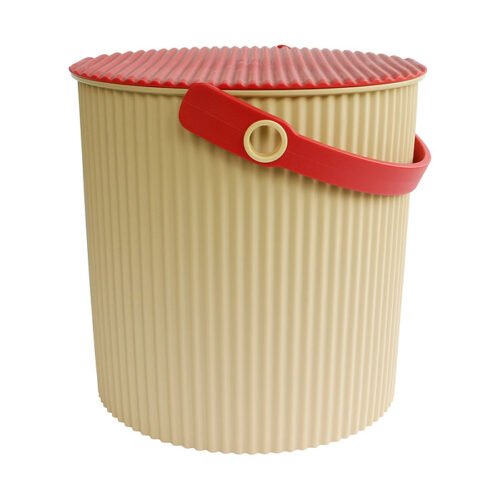 Senza-nome-1-10.jpg Hachiman OMNIOUTIL Contenitore con coperchio cappuccino (coperchio rosso)