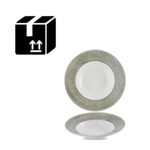 Churchill BAMBOO Piatto piano ala stretta - white