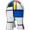 Elephant Parade elefantino Hommage to Mondriaan