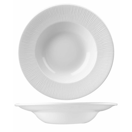 Churchill BAMBOO Piatto fondo ala larga 28cm - white