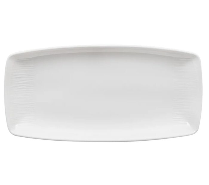 Churchill BAMBOO Piatto OBLONG 29,5x15cm - white