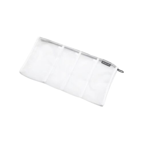 Brabantia Sacca per lavare/separare calzini - bianco/zip grey