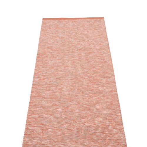 Pappelina SAM Tappeto ordito lino Brick/Pale Rose