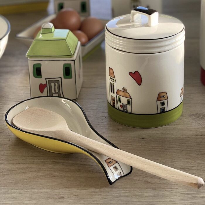 Egan LE CASETTE Poggiamestolo - giallo