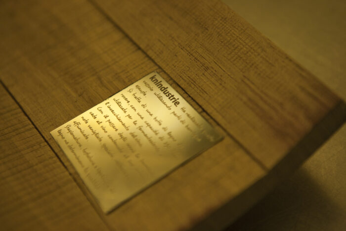 KnIndustrie BARRIQUE centrotavola/tagliere - rovere macchiato rovere macchiato