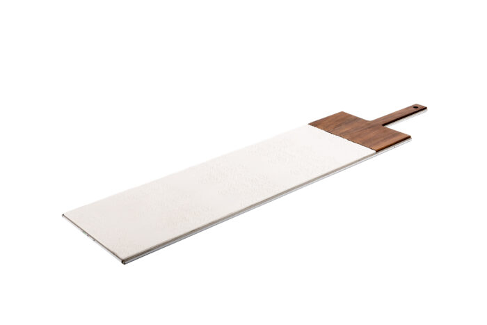 KnIndustrie IN-TAGLIO 2 tagliere/centrotavola - bianco