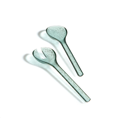 Memento SYNTH Coppia posate insalata - blu avio