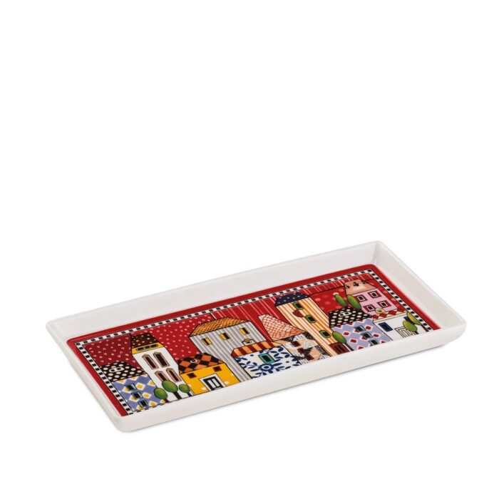 Egan PAESE MIO Vassoio 19x9cm - rosso