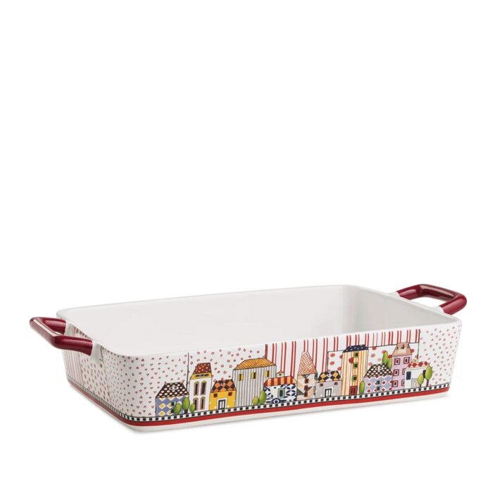 Egan PAESE MIO Pirofila 37x22cm - rosso