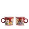Egan PAESE MIO Set 2 mini-mug 80ml - rosso
