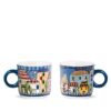 Egan PAESE MIO Set 2 mini-mug 80ml - blu