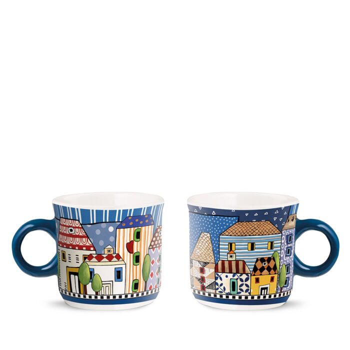 Egan PAESE MIO Set 2 mini-mug 80ml - blu