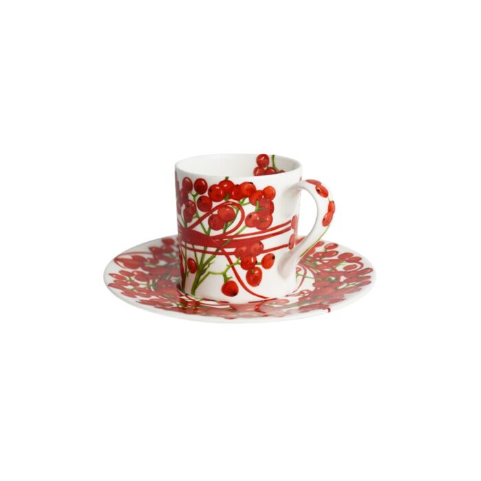 Taitù FIL ROUGE Tazza espresso con piattino