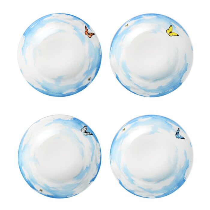 Taitù PRATI ITALIANI Piatto fondo - set 4 pezzi assortiti