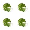 Taitù LIFE IN GREEN Tazza espresso con piattino set 4 pezzi