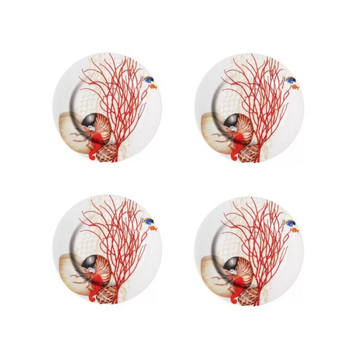 Taitù MARE Piatto frutta/dessert  set 4 pezzi