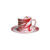 Taitù FIL ROUGE NODI Tazza espresso con piattino