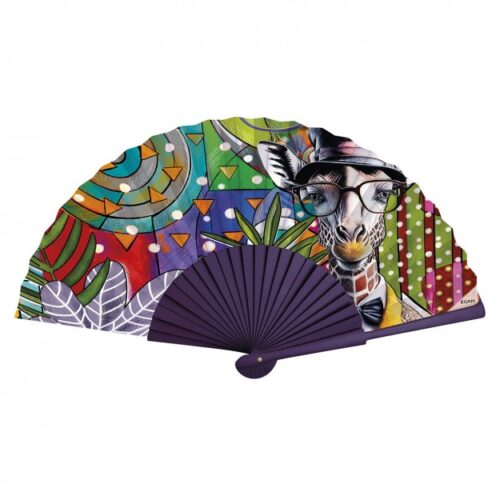 Egan HUMAN ESSENCE Ventaglio giraffa