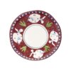 Arcucci POSEIDONE Piatto frutta 23cm - bordeaux
