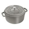 Staub Cocotte tonda in ghisa vetrificata - grigio