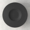Villeroy & Boch MANUFACTURE ROCK Set piatti x 6 persone, 12 pezzi piatto pasta/gourmet - nero