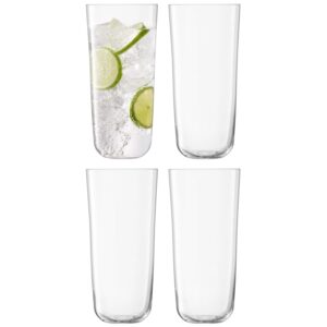 Lsa MIA Tumbler 250ml Recycled Optic 4 pezzi