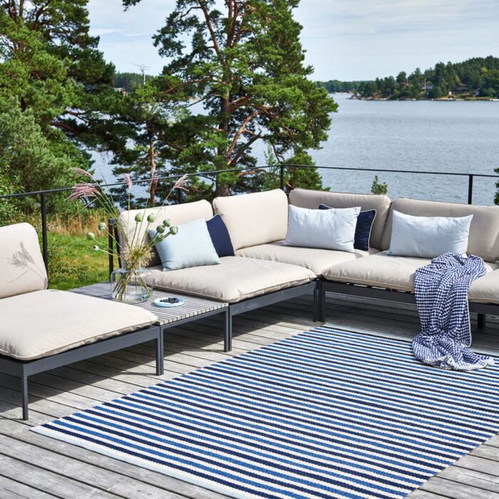 Pappelina TEO Tappeto Denim/Dark Blue/Vanilla