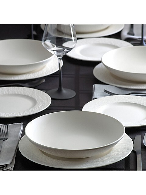 Villeroy & Boch MANUFACTURE ROCK Set piatti x 6 persone, 12 pezzi “standard” - bianco
