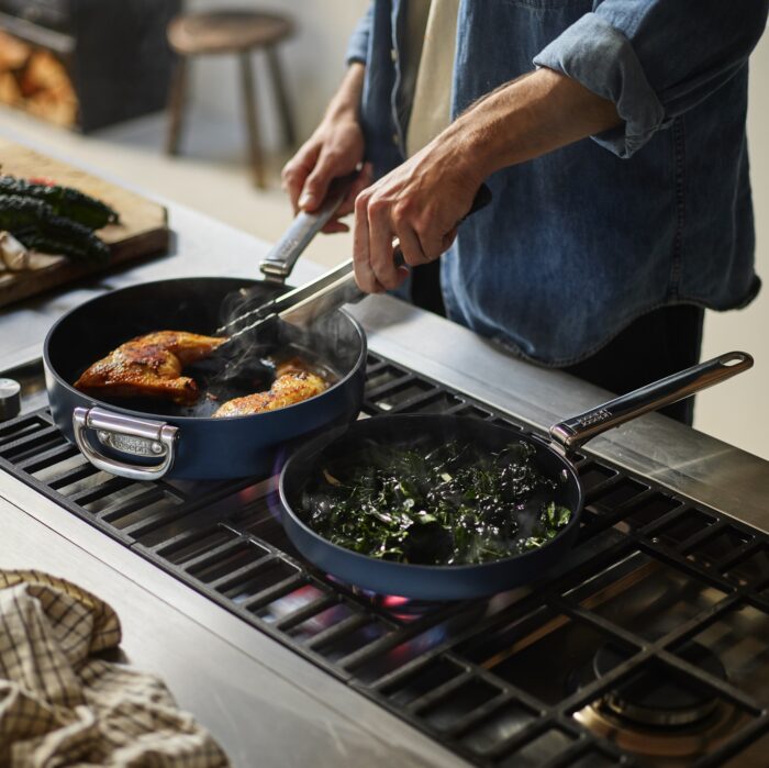 45051_6.jpg Joseph Joseph SPACE Set di 2 padelle antiaderenti - blu blu