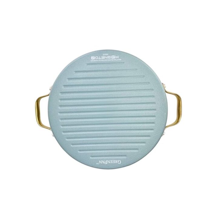 51jrN7dxexL._UF8941000_QL80_.jpg Greenpan PADOVA Grill 28cm con coperchio in vetro - sky blue