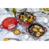 Staub Set 3 pentole in ghisa vetrificata 24cm - rosso
