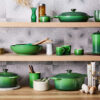 Le Creuset Cocotte rotonda Evo - Bamboo green