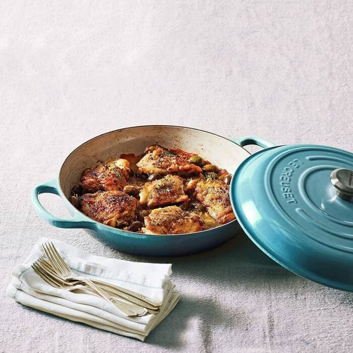 Le Creuset Tegami Tegame basso Evo 30cm - blu caribe blu caribe