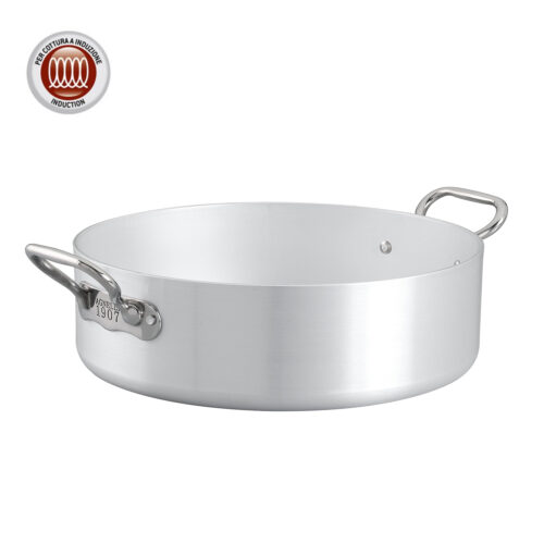 Agnelli 1907 Alluminio induzione Casseruola bassa