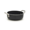 Agnelli Al-Black 5mm Casseruola bassa due manici