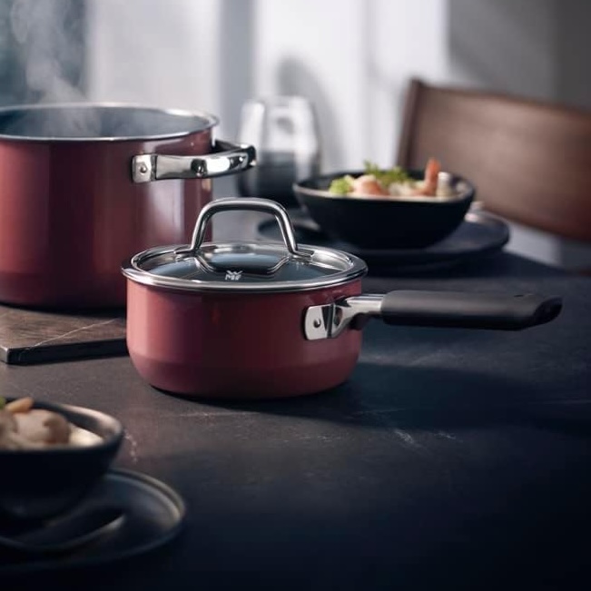 Wmf Fusiontec casseruola 1 manico ø16cm con coperchio rose quartz