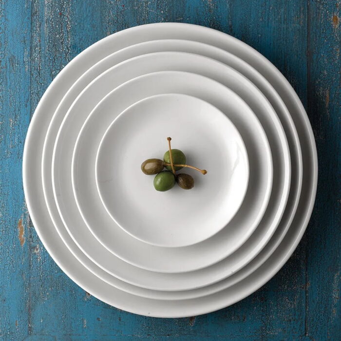 Churchill EVOLVE WHITE Kit piatti per 4 persone 12 pezzi "fondo ala larga" - white